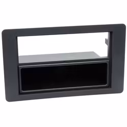 1-Din frontplatta med ficka 2,5cm