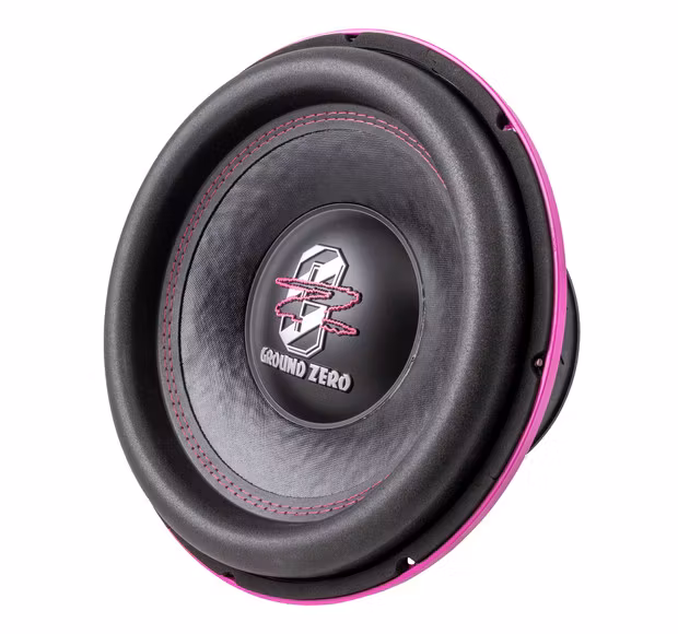 Ground Zero GZRW 300SPL Pink.  3"Talspole, 1500W, 2x2 Ohm