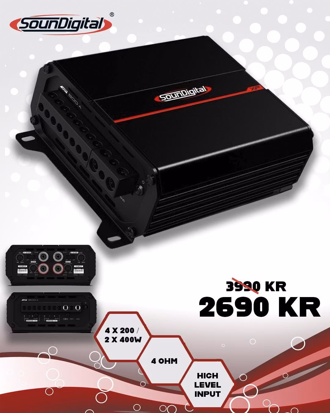 SoundDigital 800.4 XP - 4 Ohm