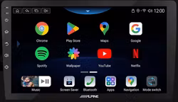 Alpine INE-AW409S – 9" Android 13 med trådlös CarPlay & Android Auto