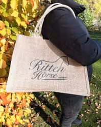 Ritten Horse- Jute väska