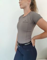 Tränings t-shirt Carol Grå