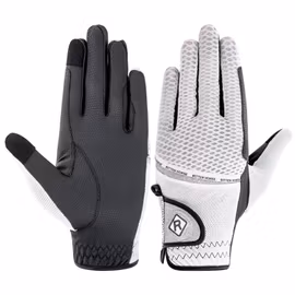 Unisex ridhandskar Vita glitter Malou