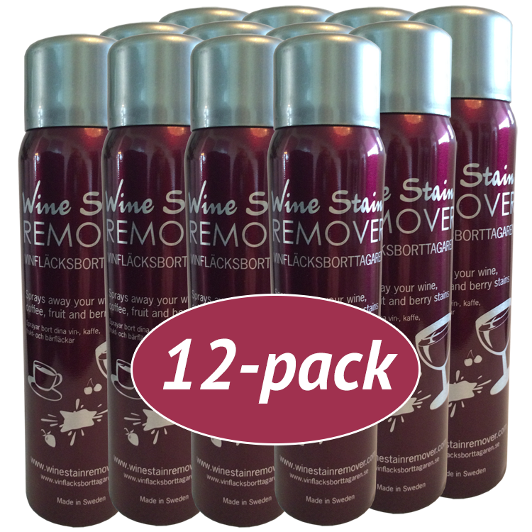 Vinfläcksborttagaren 12-pack (varav 1 gratis)