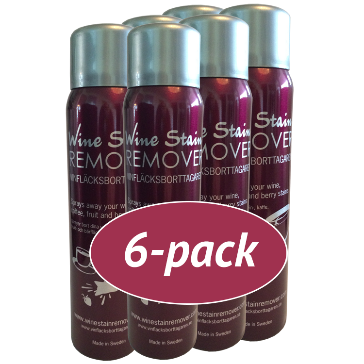 Vinfläcksborttagaren 6-pack