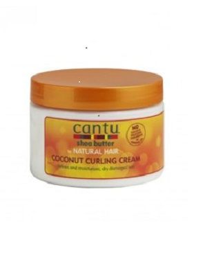 Cantu Shea Butter Natural Coconut Curling Cream Jar 12oz