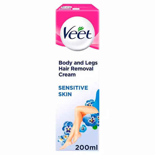 Veet Hair Removal Cream, Sensitive 200ml