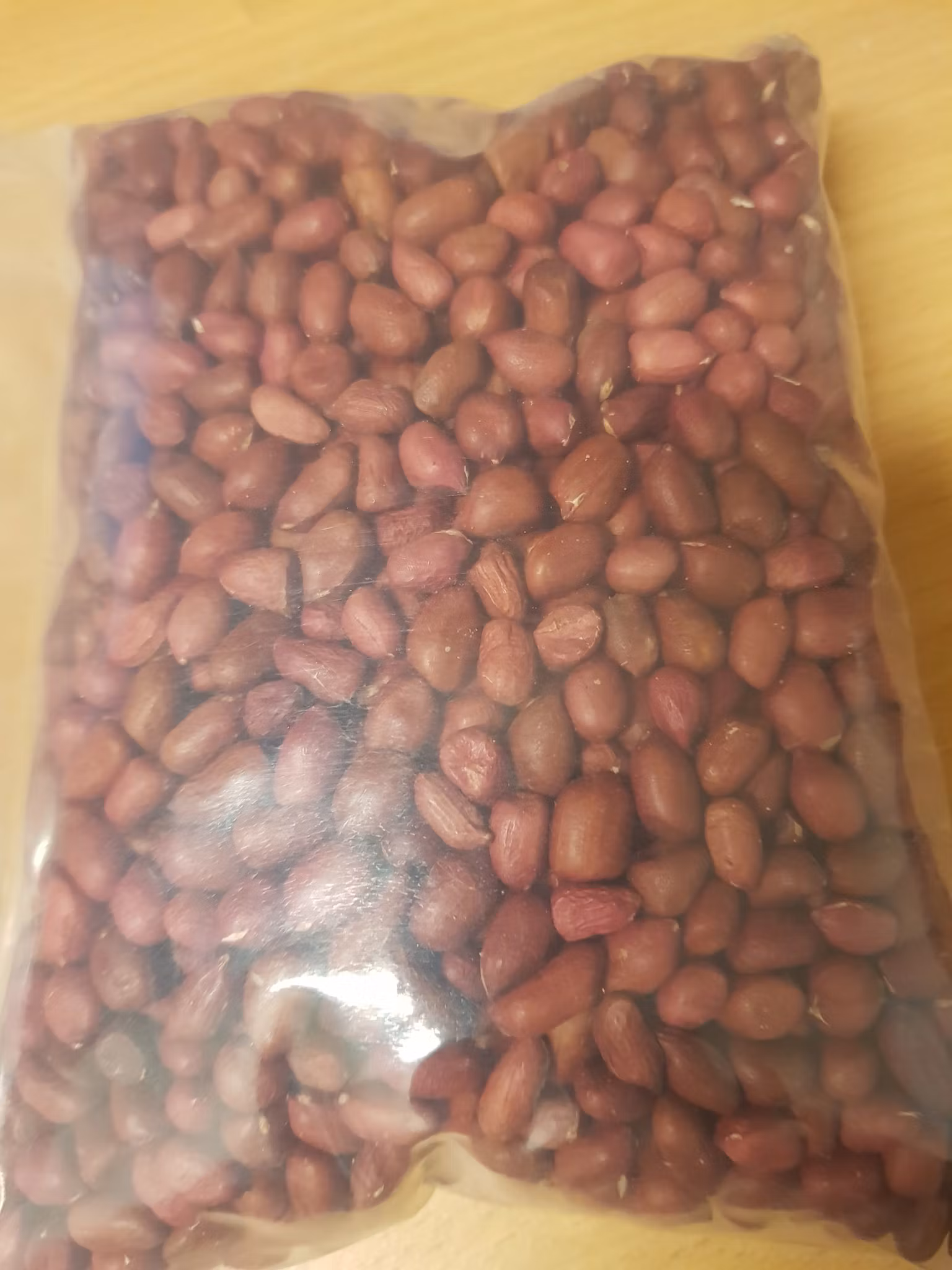 Fresh peanut with skin