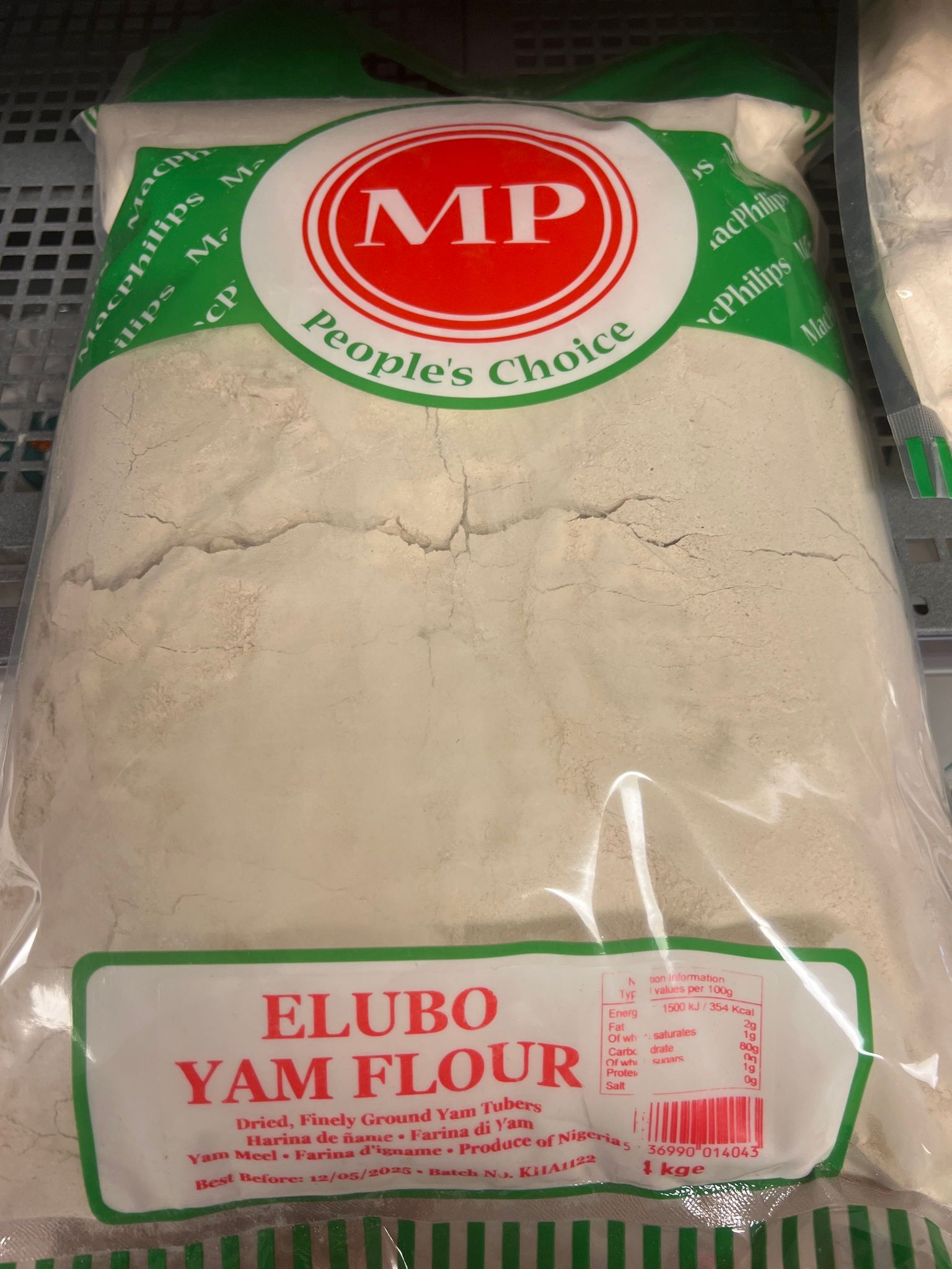 Mp Elubo yam Flour 4kg