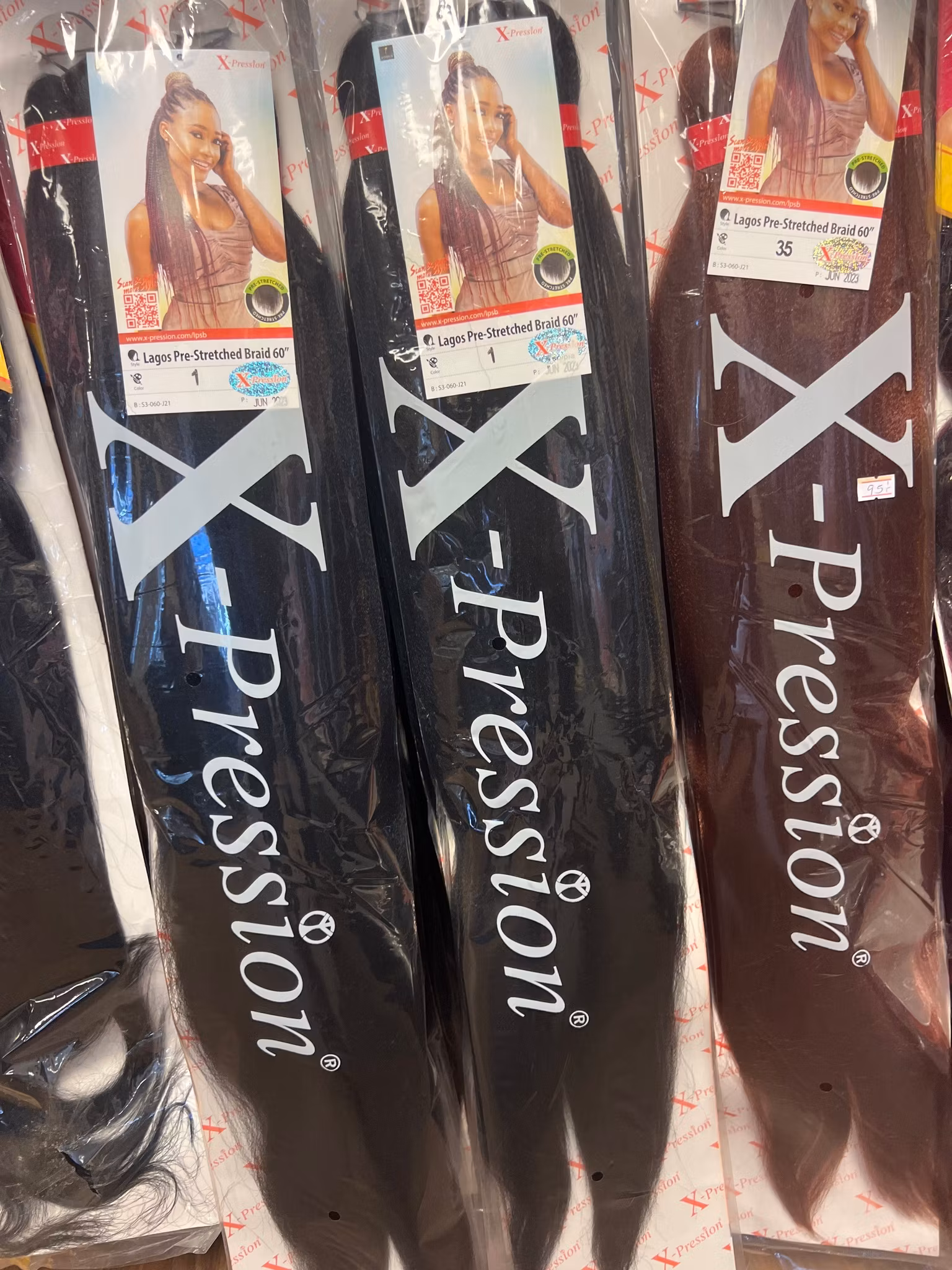 Xpression lagos braid stretched 60inches