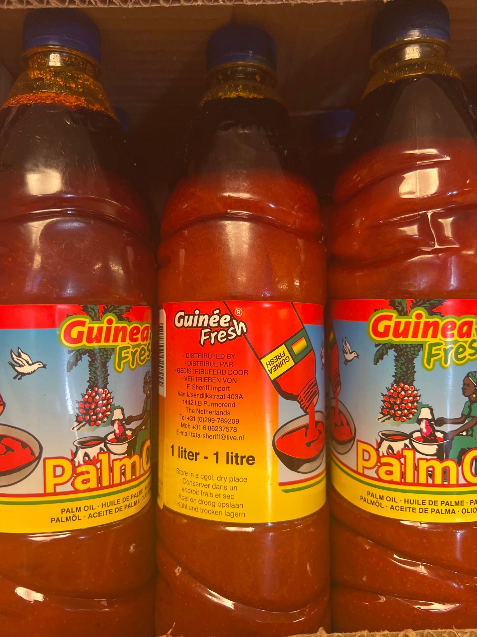 Guinea fresh Palm oil 1 Lt