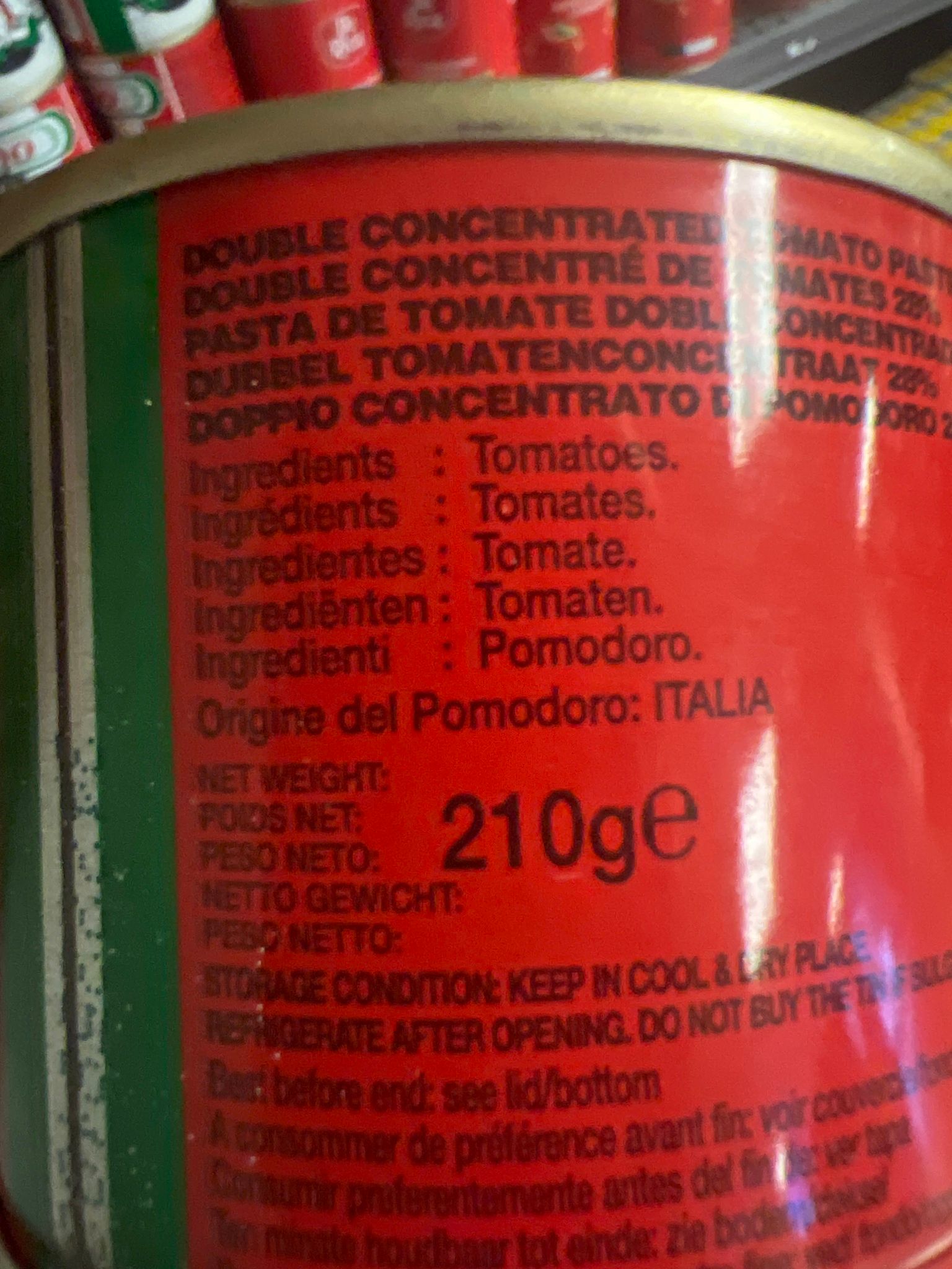 Gino tomato pate 210gr
