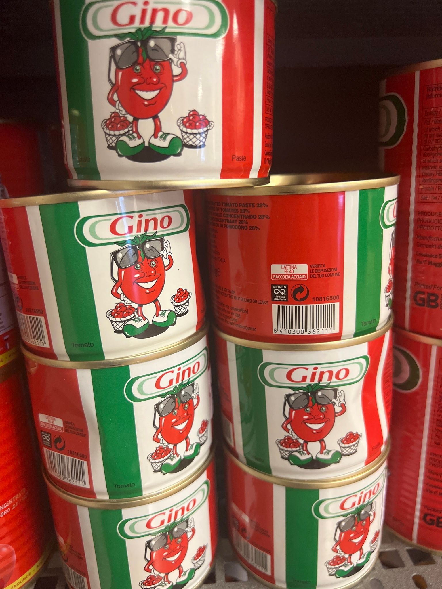 Gino tomato paste 200gr