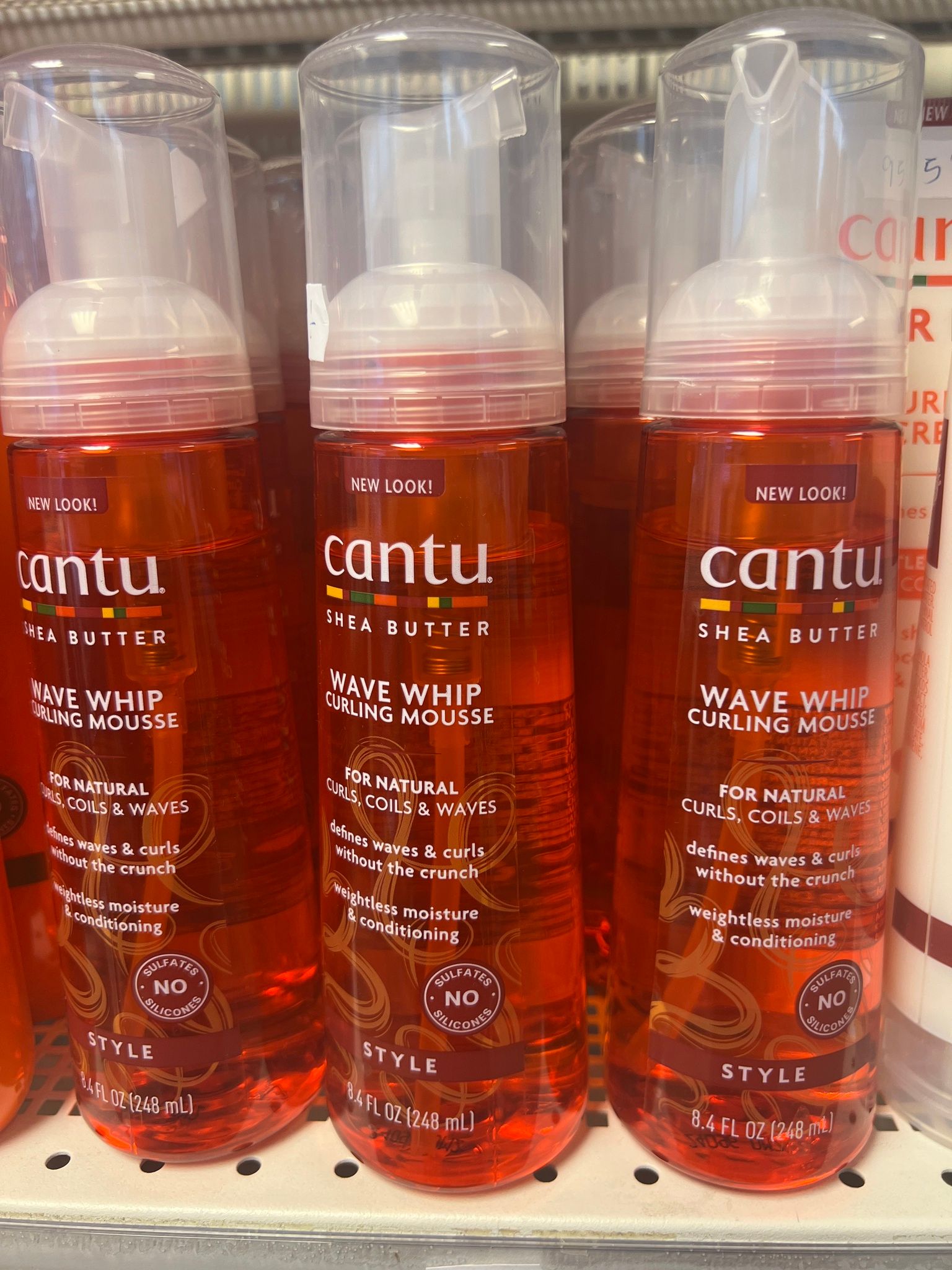 Cantu Shea Butter Wave Whip Curling Mousse 248ml/8.4oz