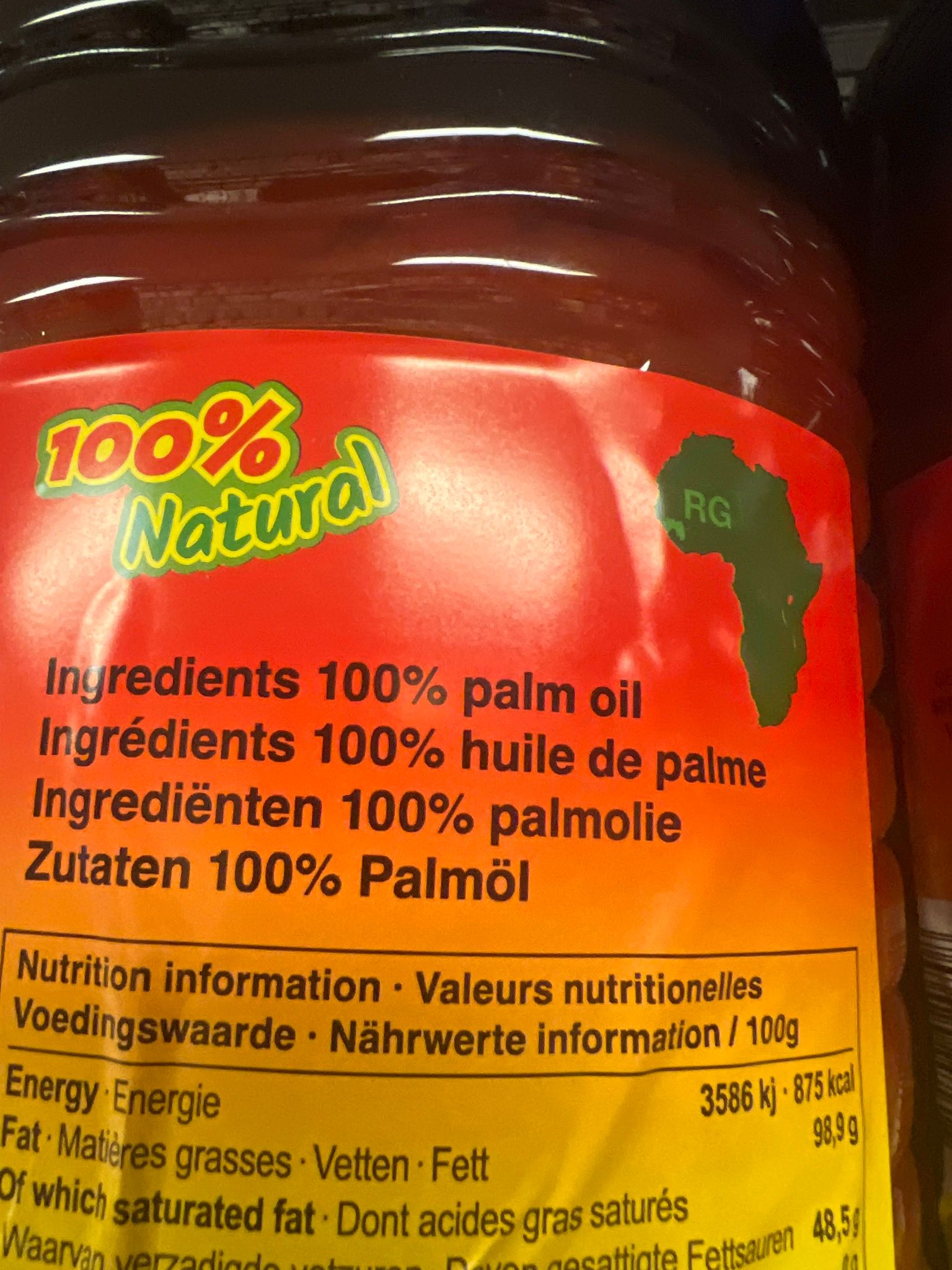 Guinea palm oil 3LT
