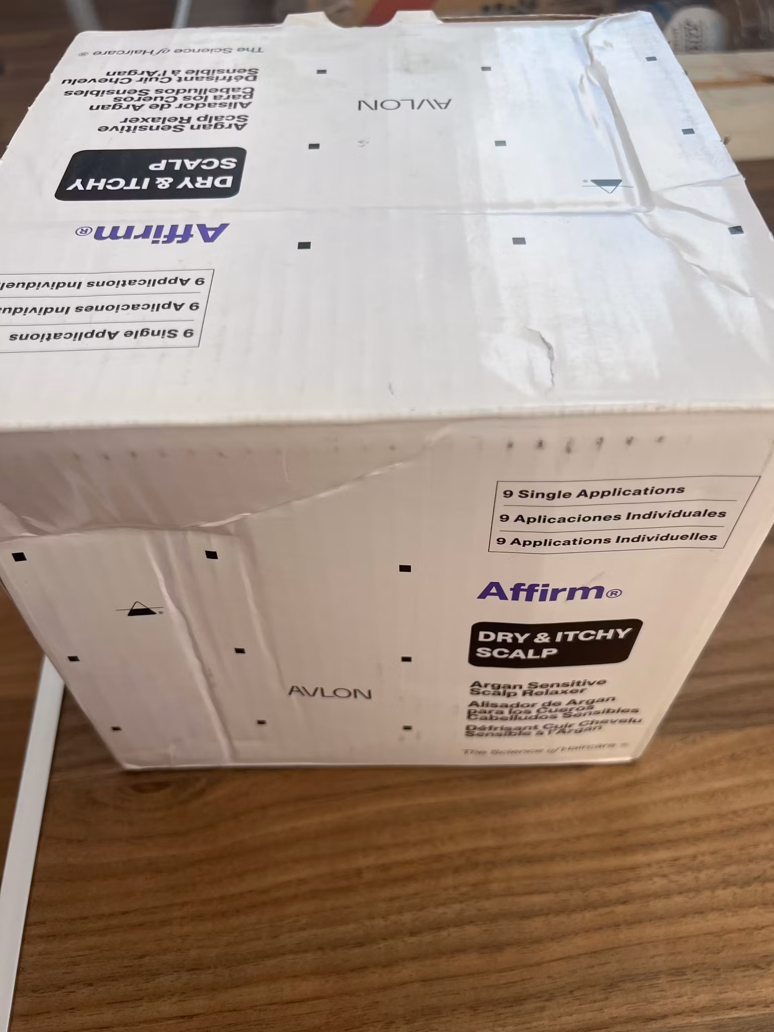 Affirm dry & itchy scalp relaxer 9 applications