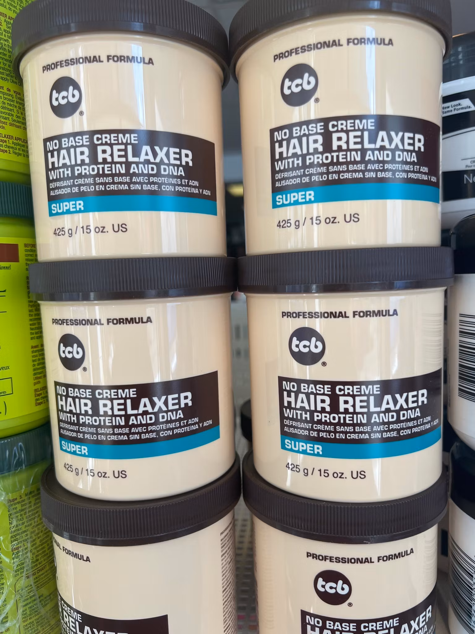 TCB hair relaxer super 425gr
