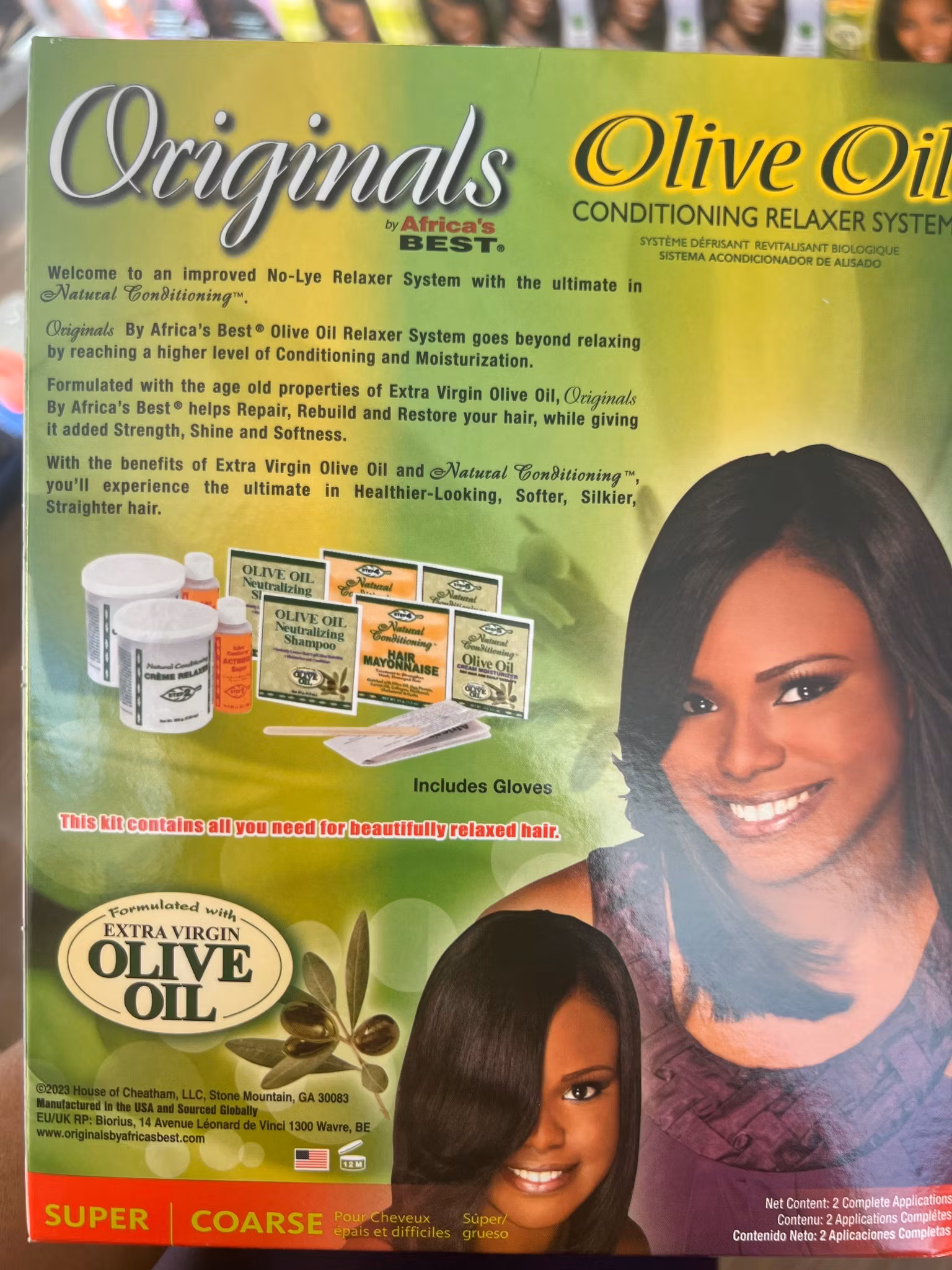 Original olive oil relaxer 2 value pack