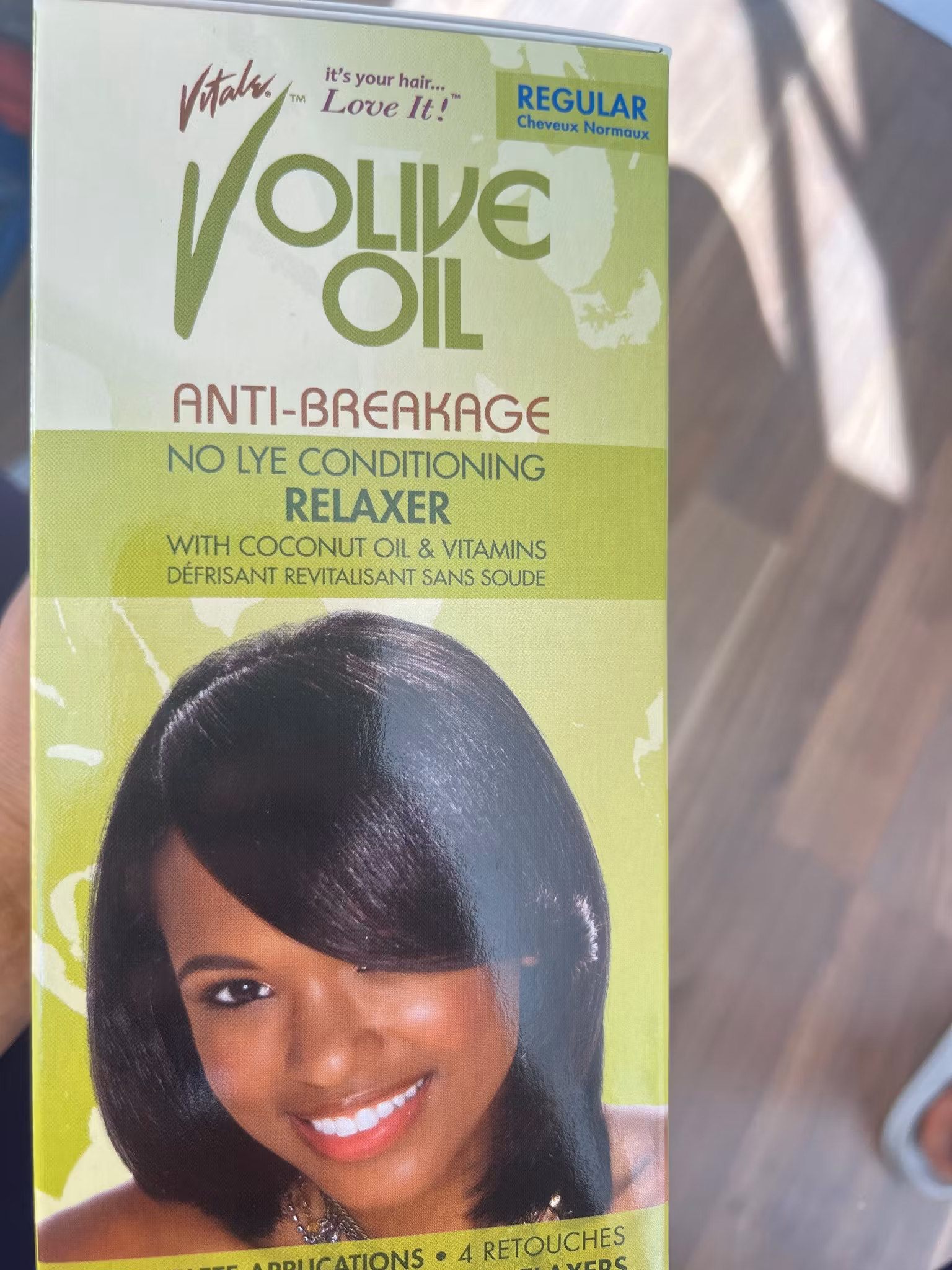 Vitar olive oil relaxer 2 Aplicaton