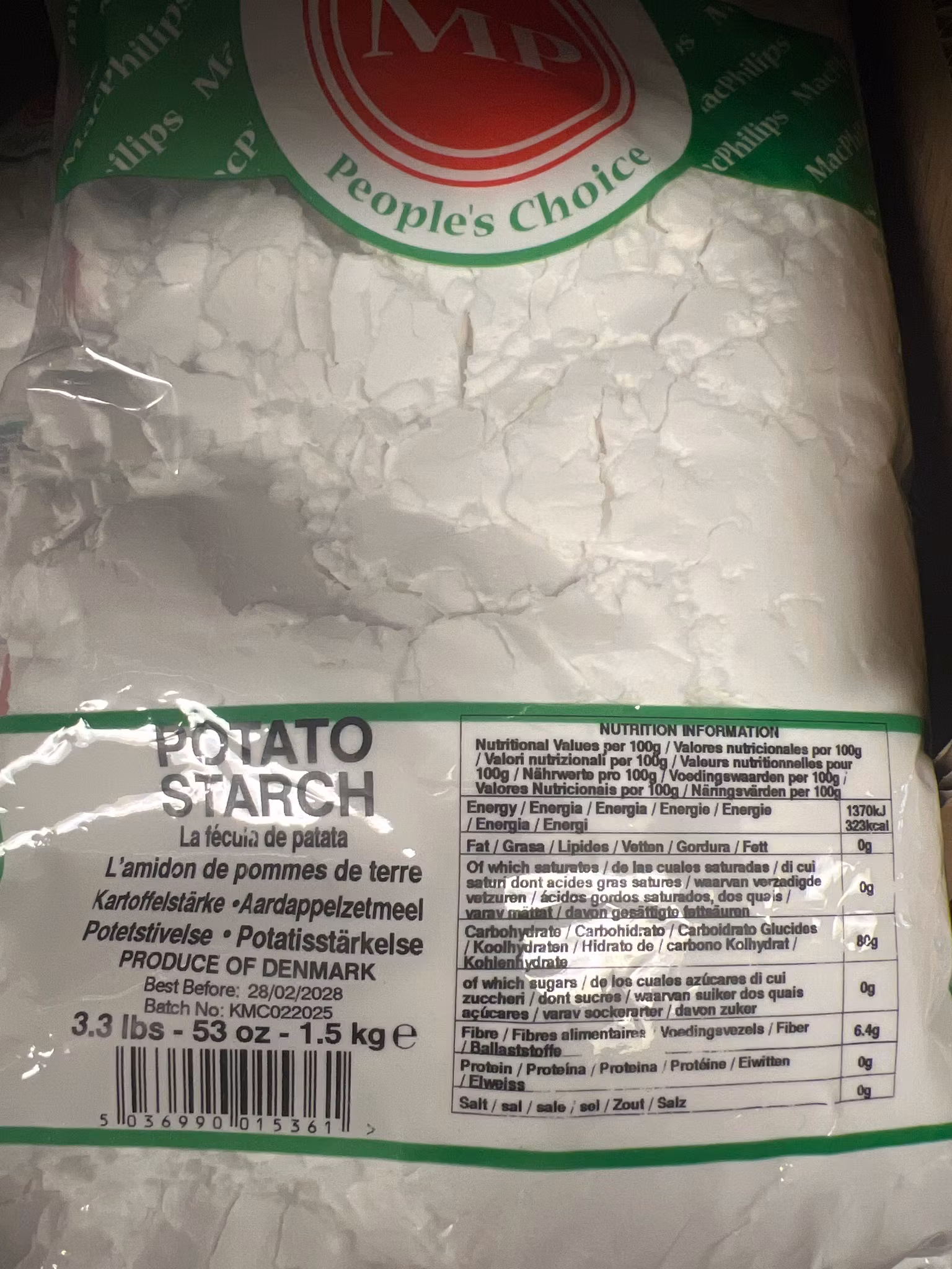 Potoato starch 1.5 kg
