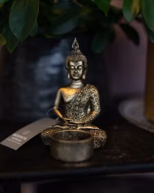 Värmeljushållare buddha flera modeller