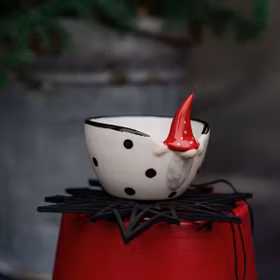 Mini skål/ljuslykta Tittut tomten