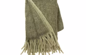 Mathea Pläd / filt 130X170 Olive