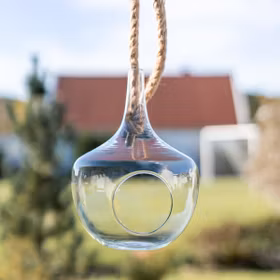 Hängande glaskupa