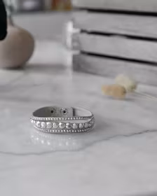 Armband grå/strass