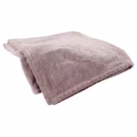 Velvet pläd / Filt gammelrosa/lila