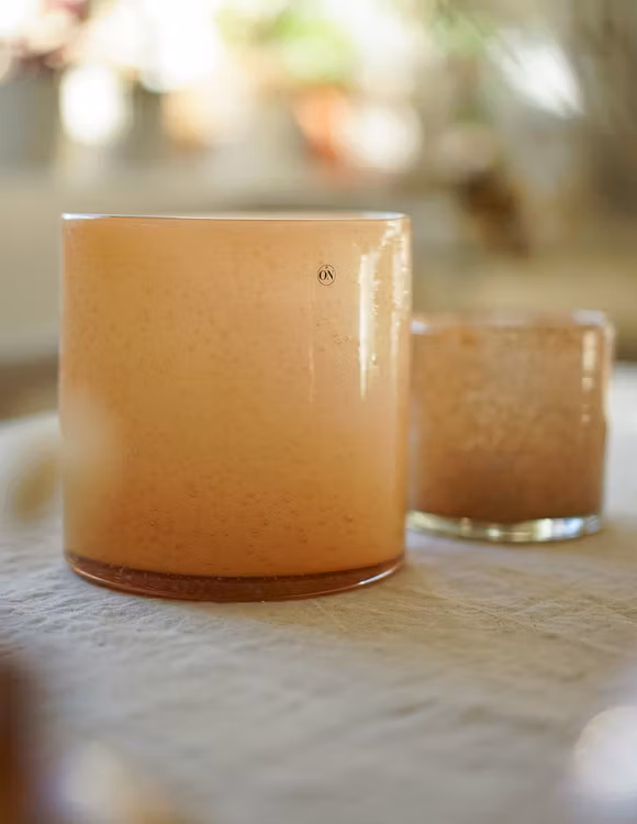Candle holder Calore M - Peach ByOn
