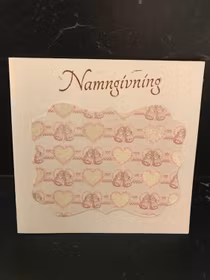 Namngivning rosa skor/hjärtan