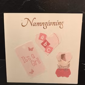 Namngivning Rosa glitter