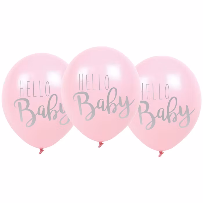 Hello Baby Ballonger rosa