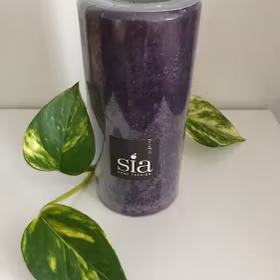 Sia Ljus 15 cm Mörk Lila