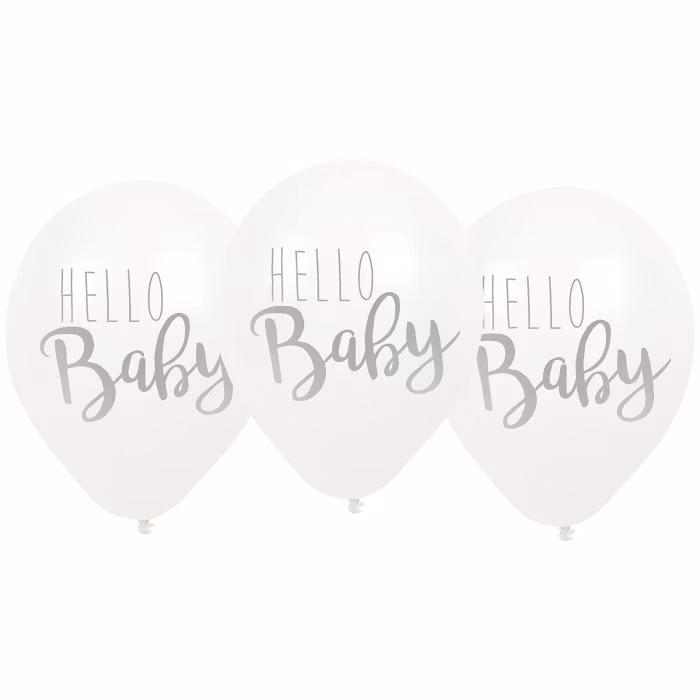 Hello Baby Ballonger vit