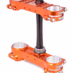 Triple Clamp ROCS Pro 2 20/22 mm KTM/Husqy 13/14-22, EXC/FE -23 Orange
