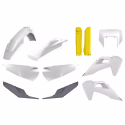 Plastkit enduro med lampkåpa Husqy FE/TE 20-22, OEM färg 22