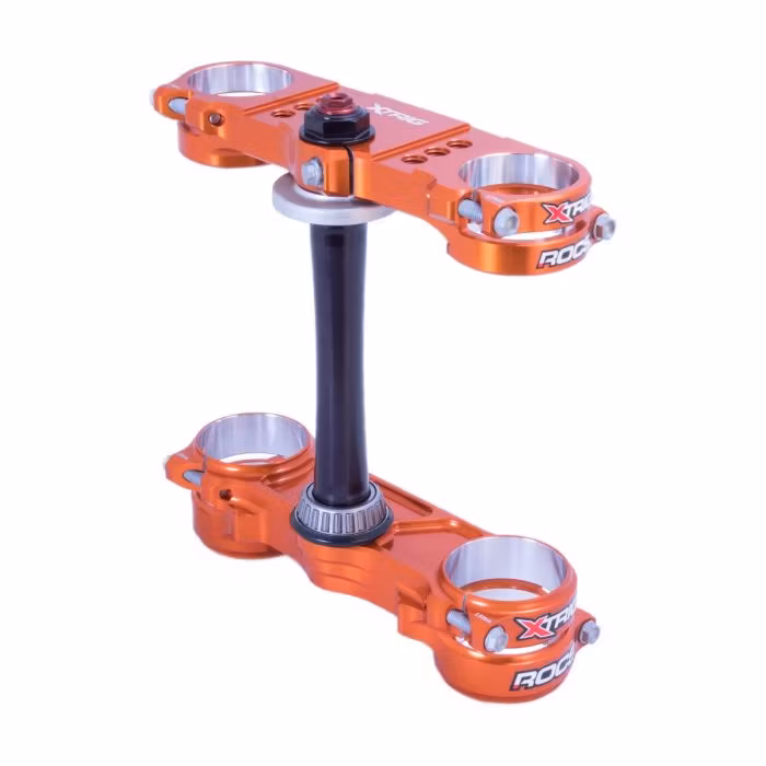 Triple Clamp ROCS Pro KTM/HQ MX 23-24, Enduro 2024, Orange 20-22mm