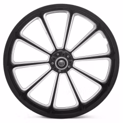 Frästa 10 ekrars framfälg till Harley Davidson