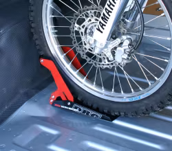 DRC Motobinding, framhjulshållare för transport