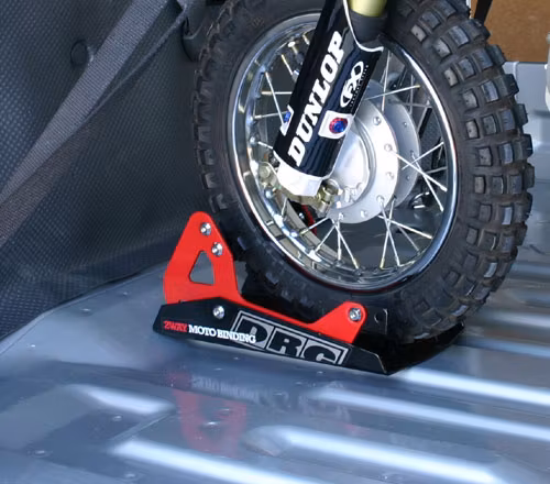 DRC Motobinding, framhjulshållare för transport