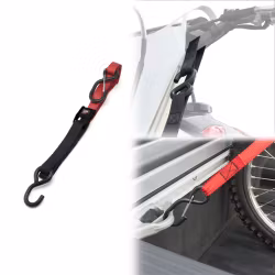 DRC Spännband Soft Loop, Karbinhake, Röd