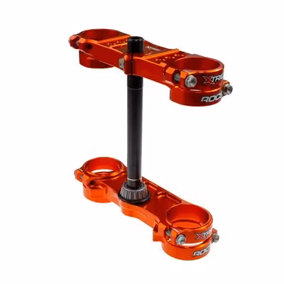 Triple Clamp ROCS Tech 14 mm KTM 85 2025, HQ 85 2025, GG 85 Orange