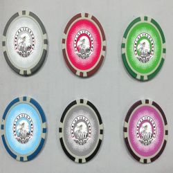 500 Las Vegas eagle pokermarker 1-500