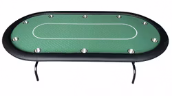 Turnering grön pokerbord
