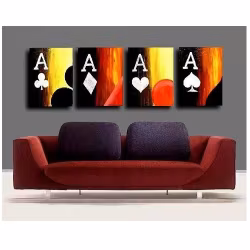 Poker målning
