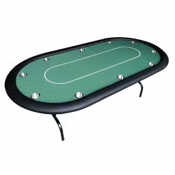 Turnering grön pokerbord