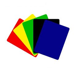 Cut card poker size