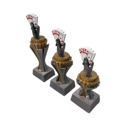 Poker trofé hjärtan